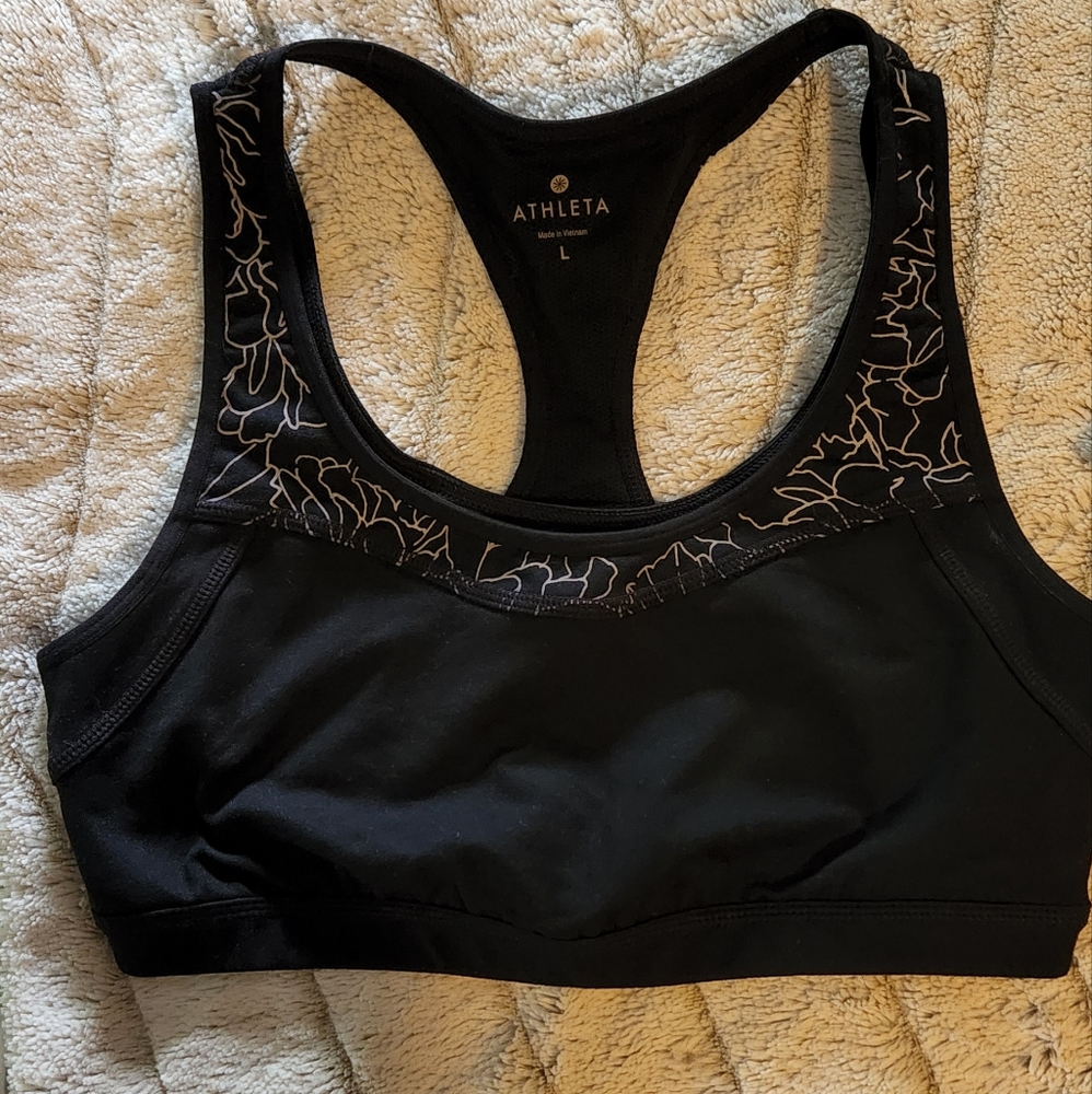 Athleta nwt reflective sports bra